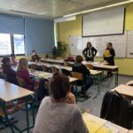Podelitev diplom udeležencem računovodstva.