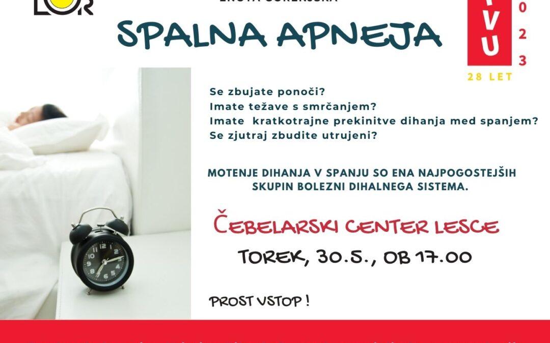 Spalna apneja