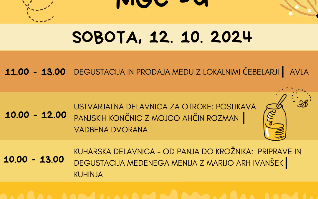 Medena sobota v Medgeneracijskem centru Vezenine Bled