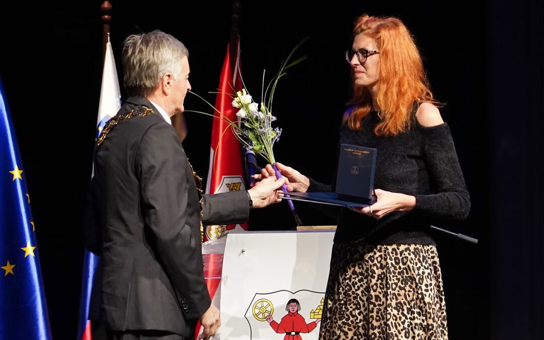 Urška Ambrožič Potočnik – prejemnica občinskega priznanja