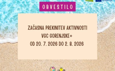 Začasna prekinitev aktivnosti VGC+