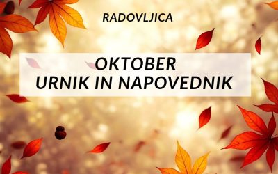 LUR urnik in napovednik za oktober